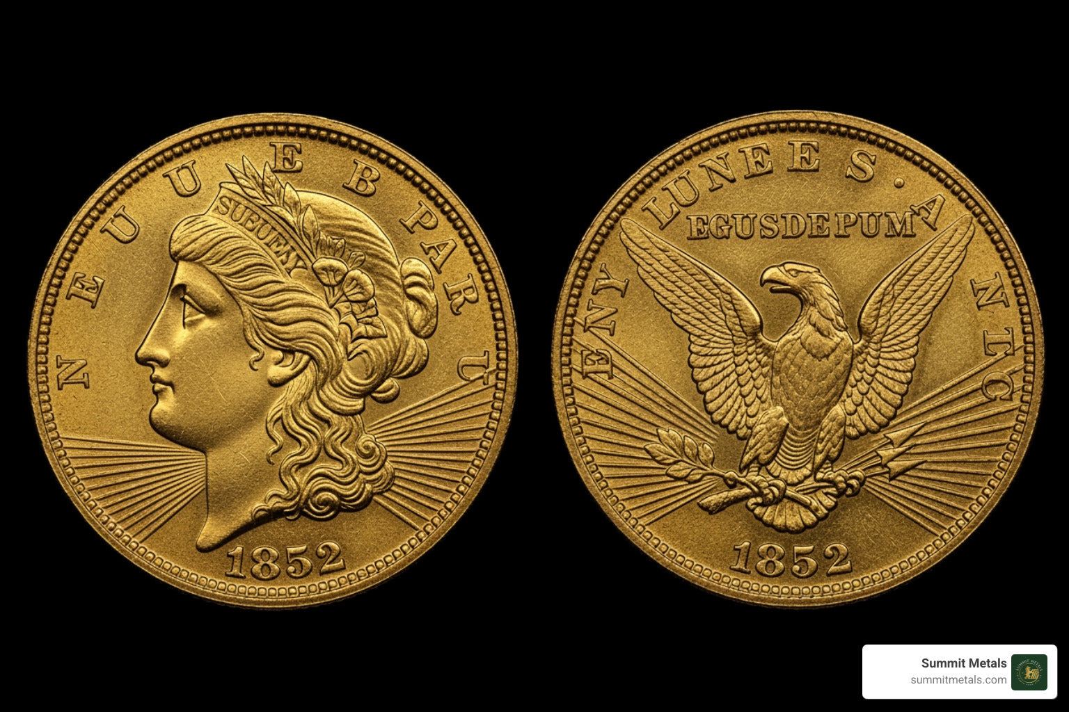 1852 Double Eagle Gold Coin: Top Numismatic Treasure – Summit Metals