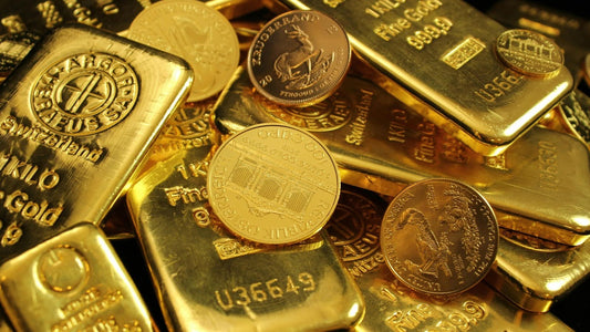 Gold Bars And Coins