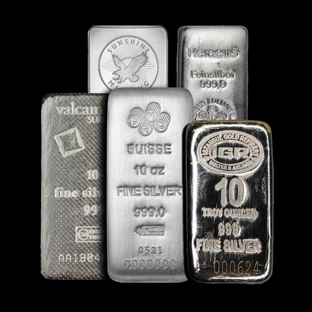 10 oz Silver Bars