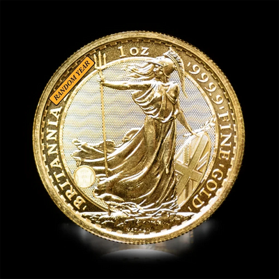 1 oz Great Britain Gold Britannia BU (Random Year) - Summit Metals