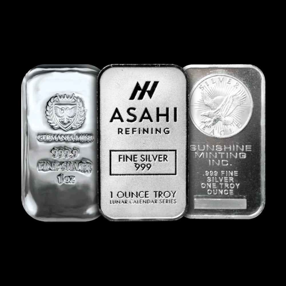 1 oz Silver Bar Various Brands – Summit Metals