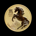 2026 1 oz Perth Mint Gold Horse (Lunar Series) BU