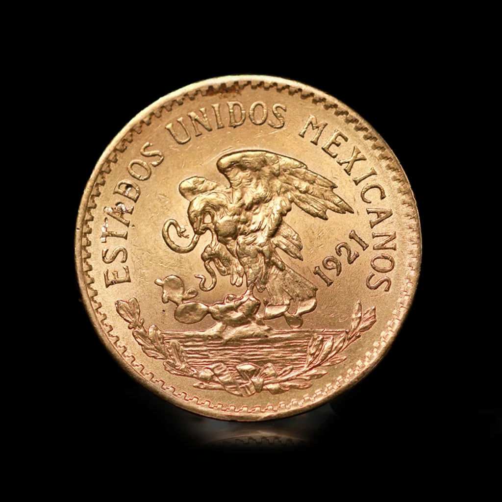 20 Peso Mexican Gold Coin frontside
