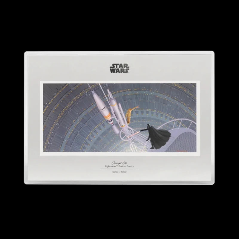 Star Wars Light Saber Duel - 1 oz Silver Collectible Foil Agoro