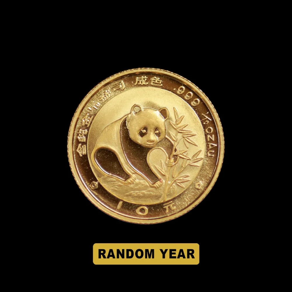 外国　アメリカ1D 50C白銅貨　55枚一括ロット 1/10 oz Chinese Gold Panda – Random Year – Summit Metals
