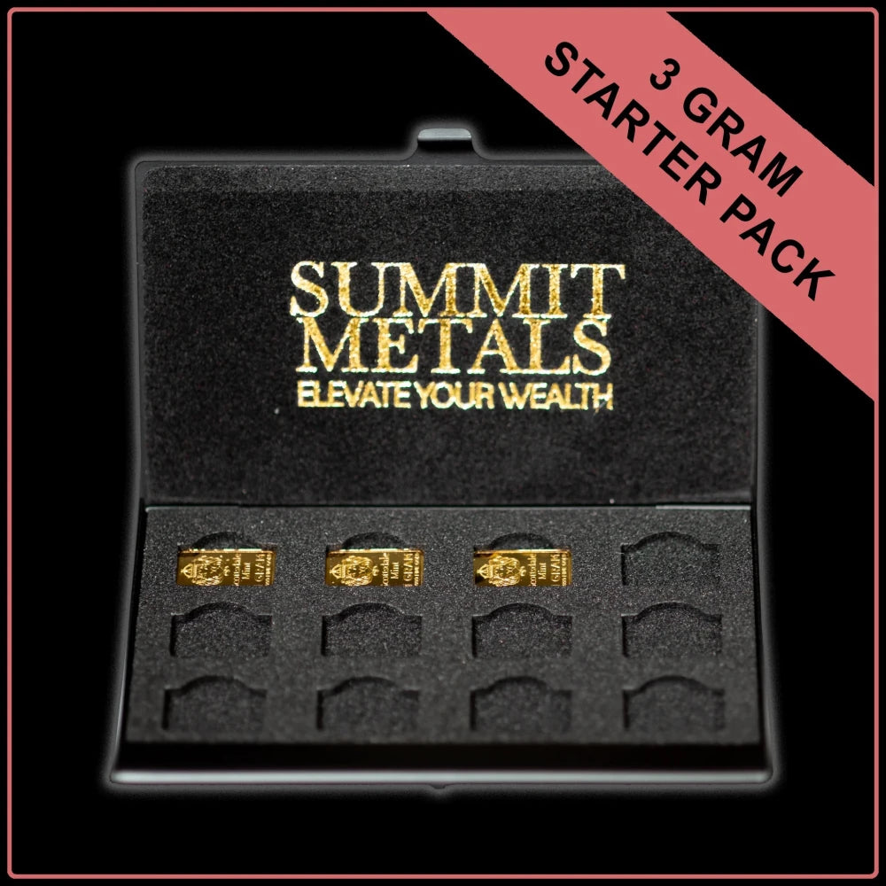 3 Gram Gold Starter Pack + Wallet | Summit Metals