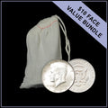 90% American Silver Kennedy Half Dollars - $10 Face Value