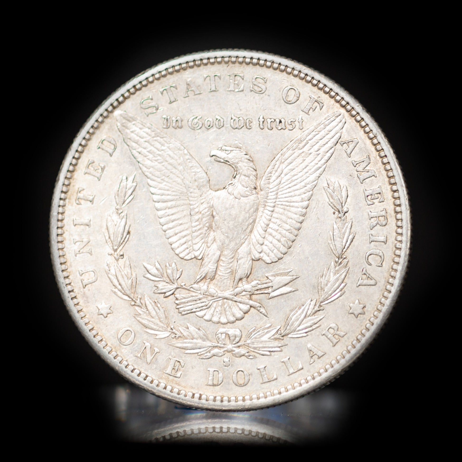 Silver morgan dollar