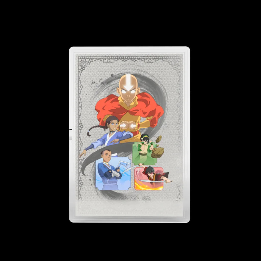 Team Avatar The Last Airbender Collectible Silver Foil 1$ Niue 2025