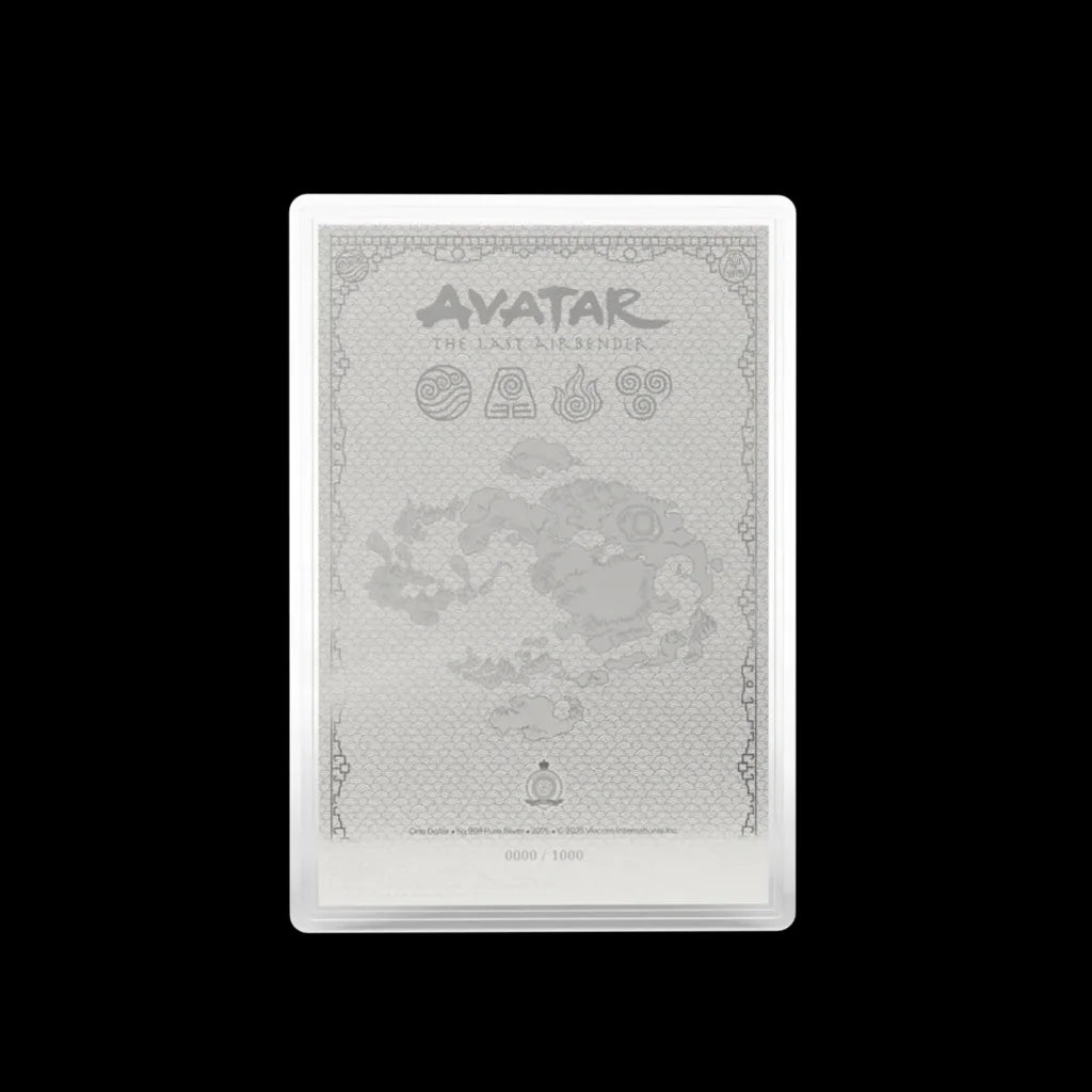 Team Avatar The Last Airbender Collectible Silver Foil 1$ Niue 2025
