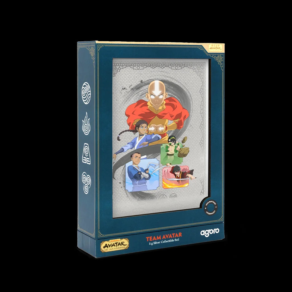 Team Avatar The Last Airbender Collectible Silver Foil 1$ Niue 2025