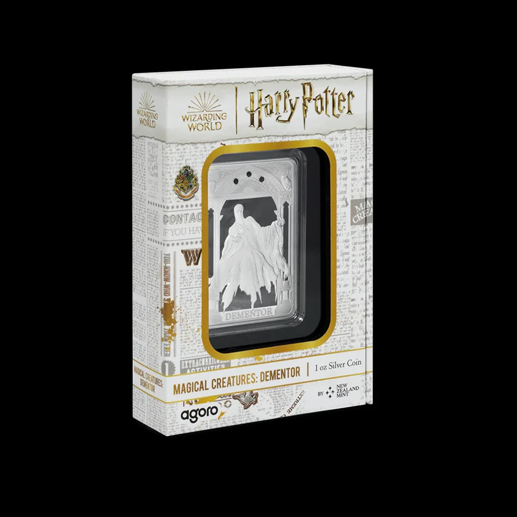 Harry Potter Dementor Collectible Silver Coin Packaging