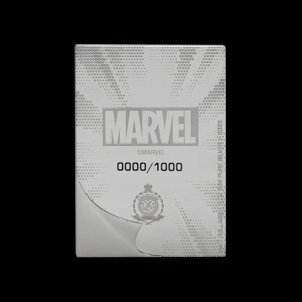 The Fantastic Four Comic Book Cover Collectible Silver Coin Reverse