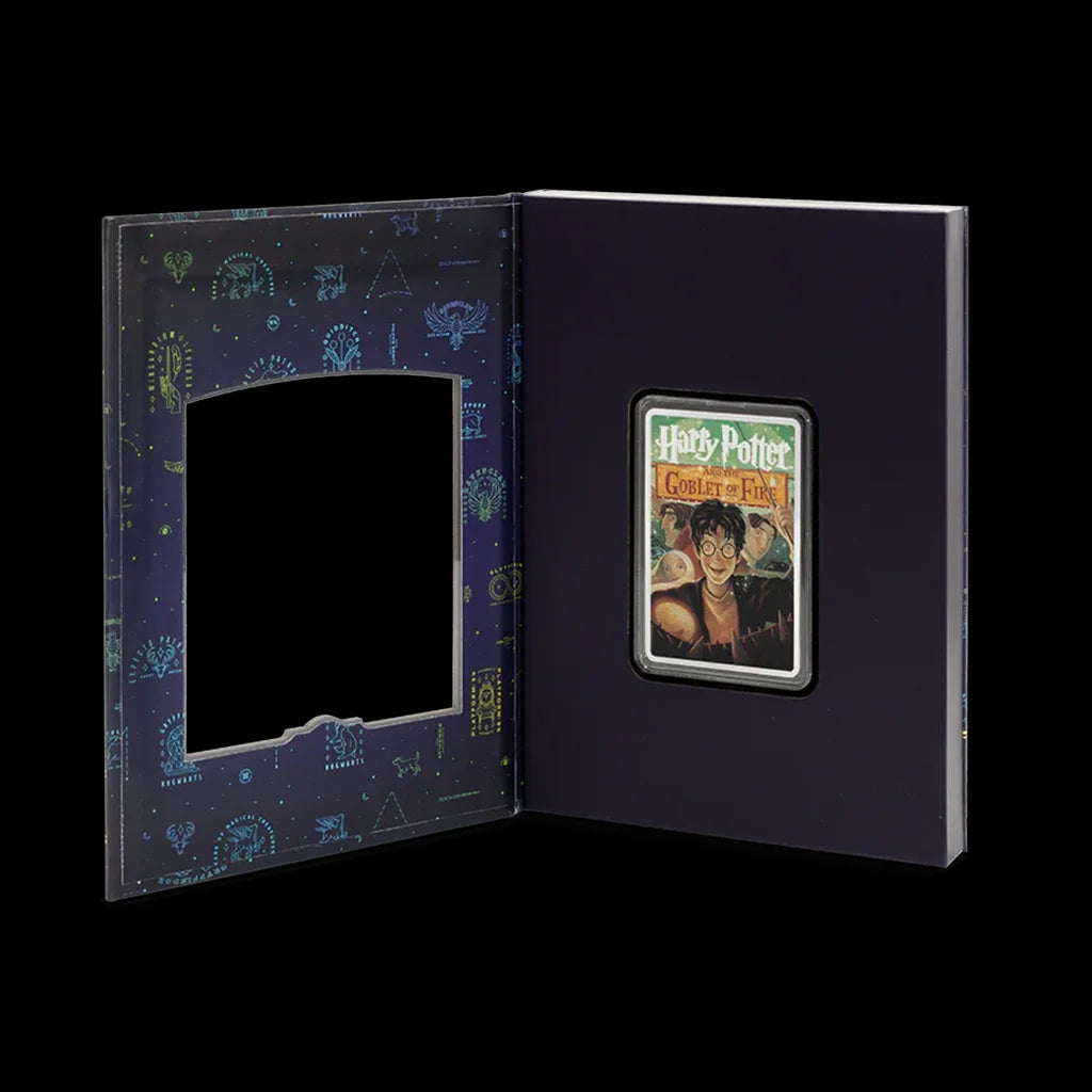 Harry Potter and the Goblet of Fire Collectible Silver Coin Packaging