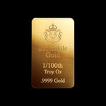 Scottsdale Mint 1/100 oz Gold Bar