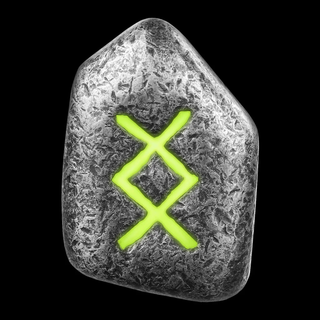 1 oz Silver Cast Bar Rune Series Ingwaz Germania Mint