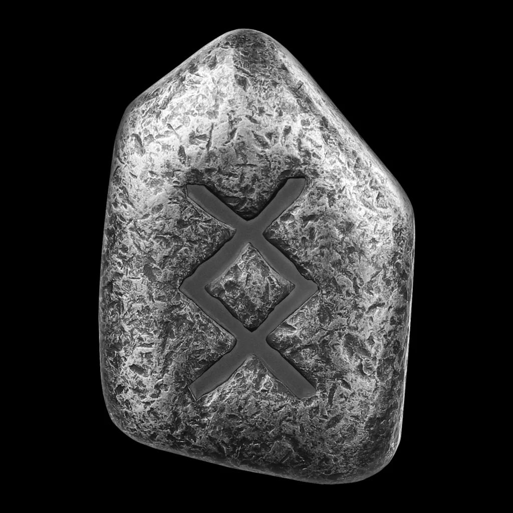 1 oz Silver Cast Bar Rune Series Ingwaz Germania Mint