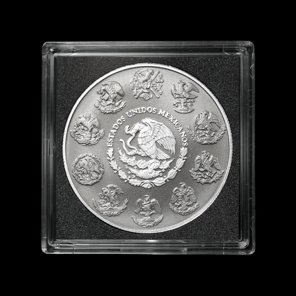 Silver Mexican Libertad Coin Ring