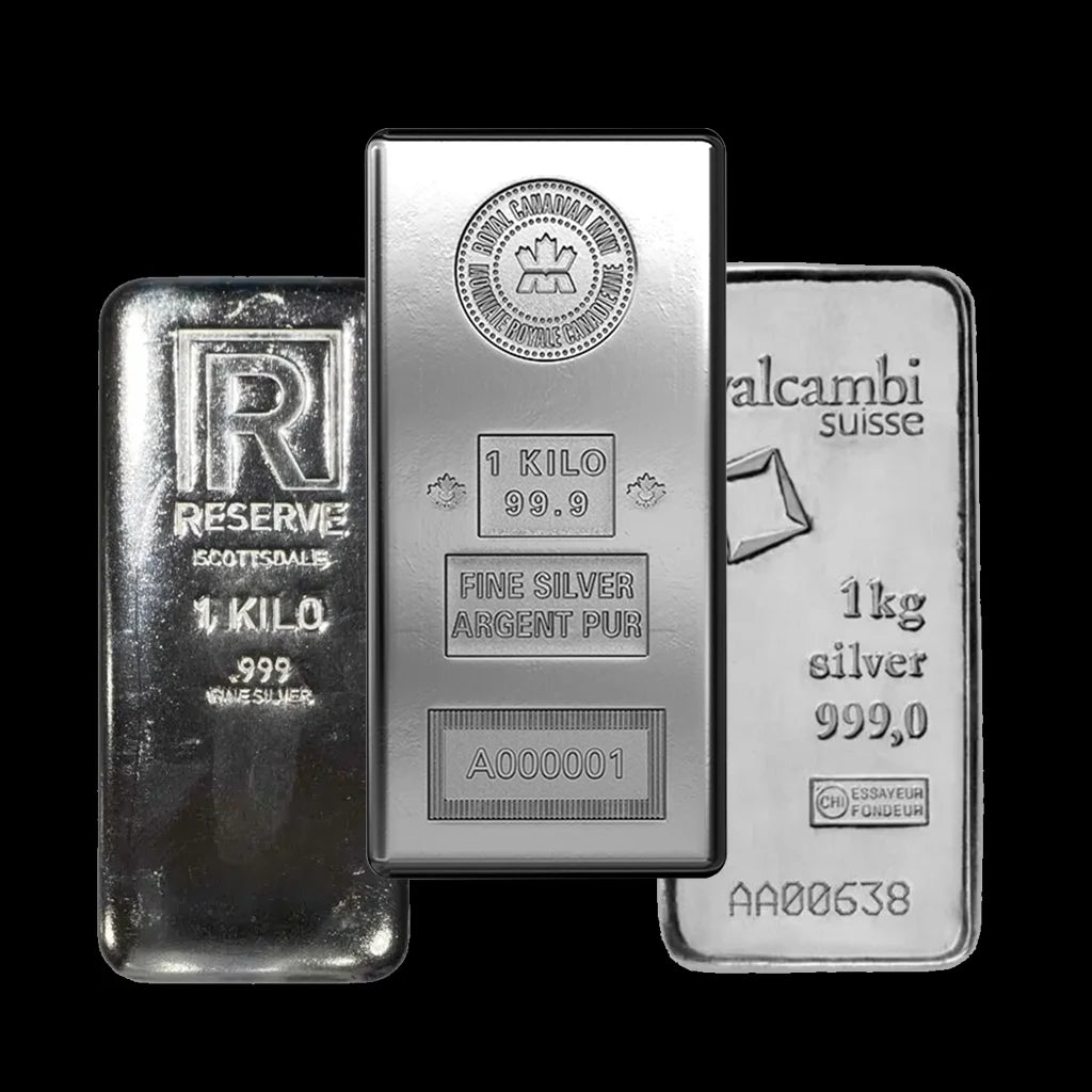 1 kilo Random silver bars