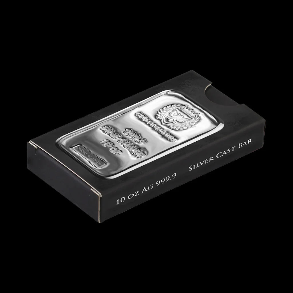 Germania Mint 10 oz Silver Cast Bar