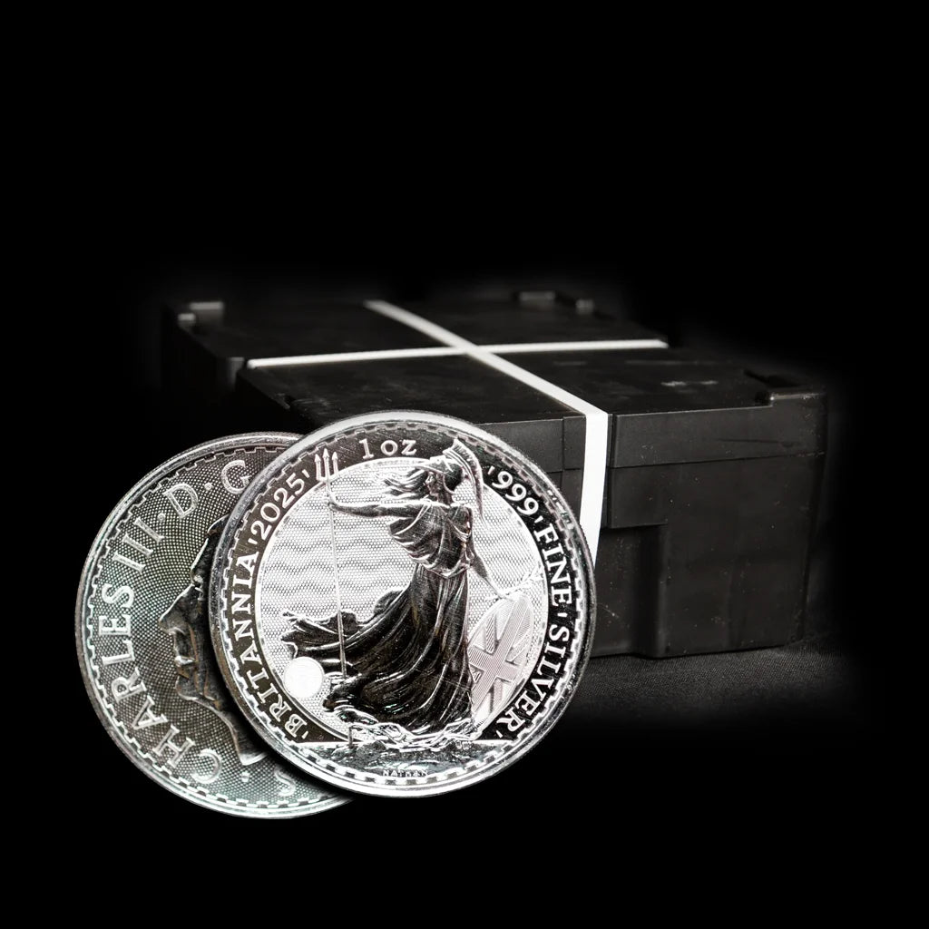 Royal Mint 1oz Silver Britannia 2025 Coin with Monsterbox