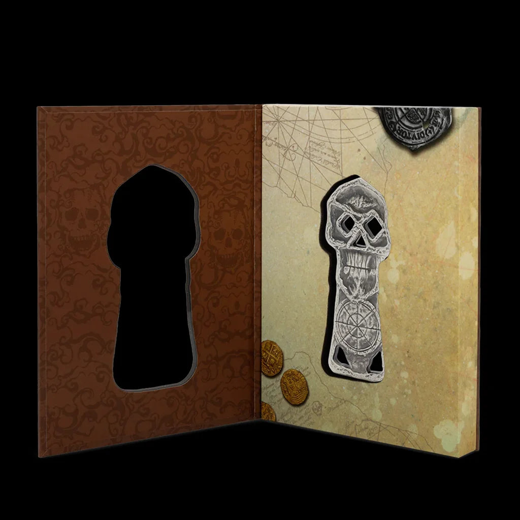 The Goonies Collectible Silver Copper Skeleton Key Packaging