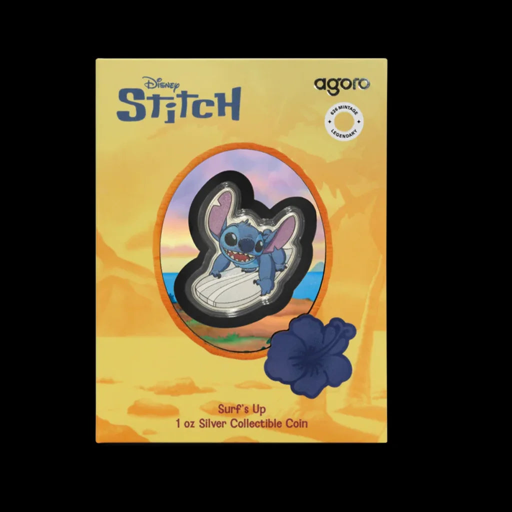 Disney Stitch silver packaging