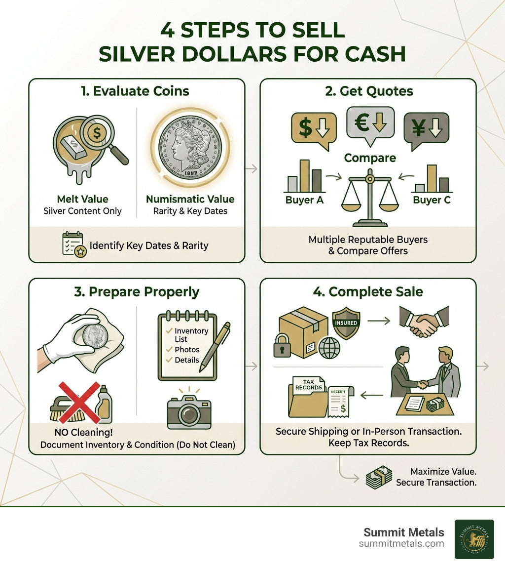 Cash In Your Collection: A Guide to Selling Silver Dollars