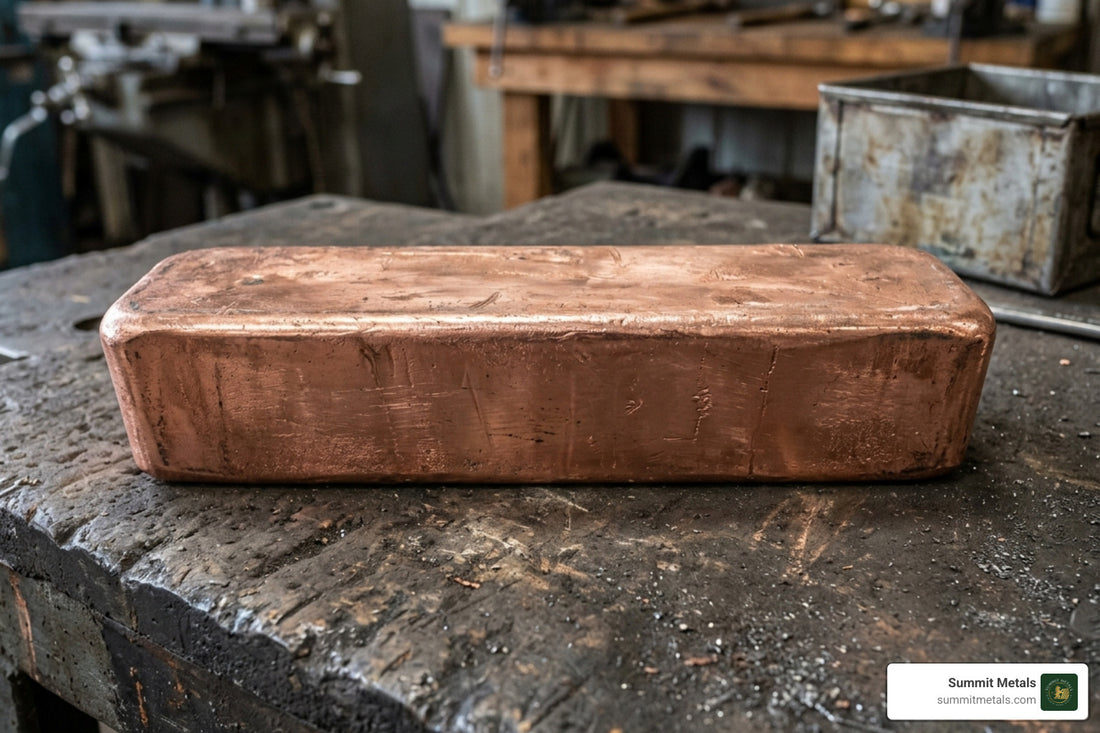 Why You Might Need a 100 Pound Copper Bar in Your Life