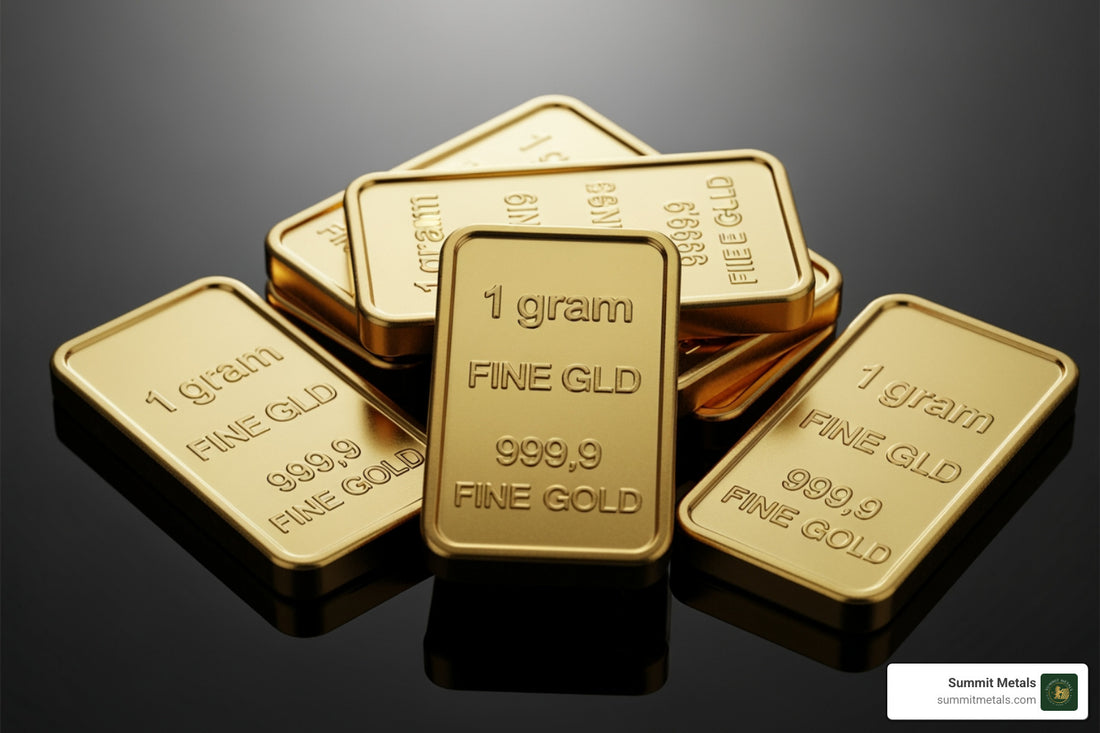 Go for the Gold with These Tiny 1 Gram Bullion Bars