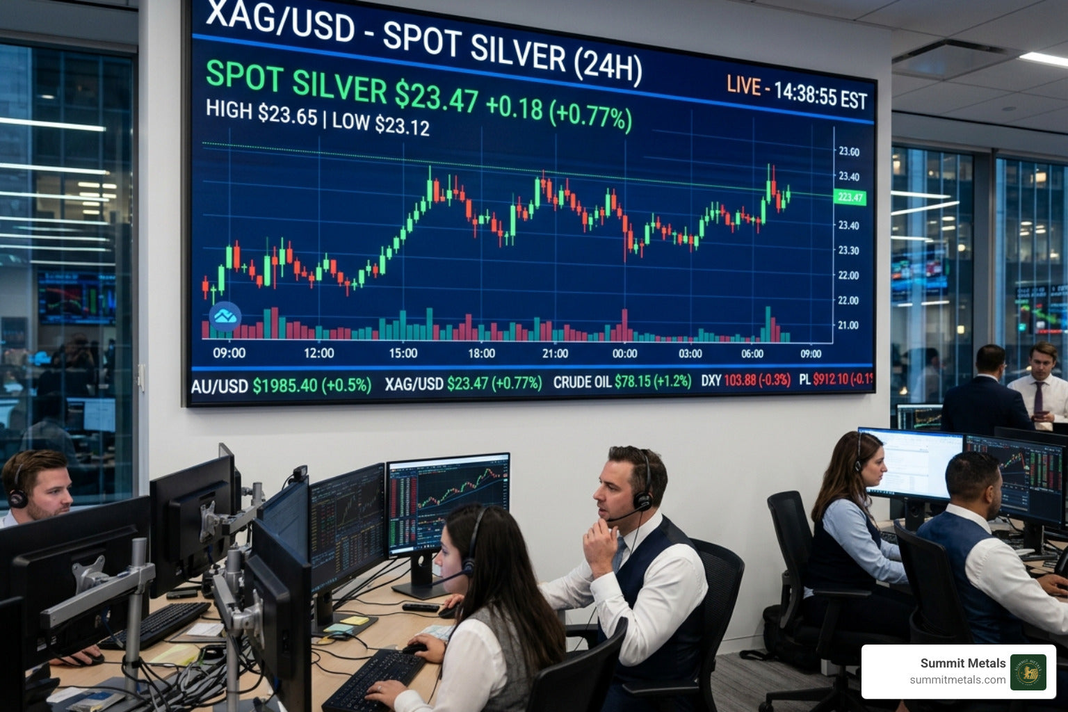 Spotlight Chart 24 Hour Silver Prices: Ultimate Guide – Summit Metals