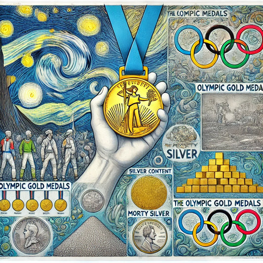 Surprise! The Olympic Medals, Including Gold, are Mostly Silver