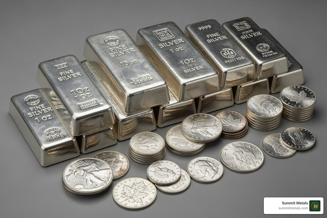 Bars vs. Coins: Unpacking the Differences in Silver Investing