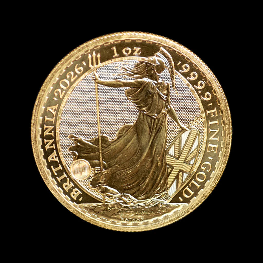 Gold Britannia coin from Summit metals