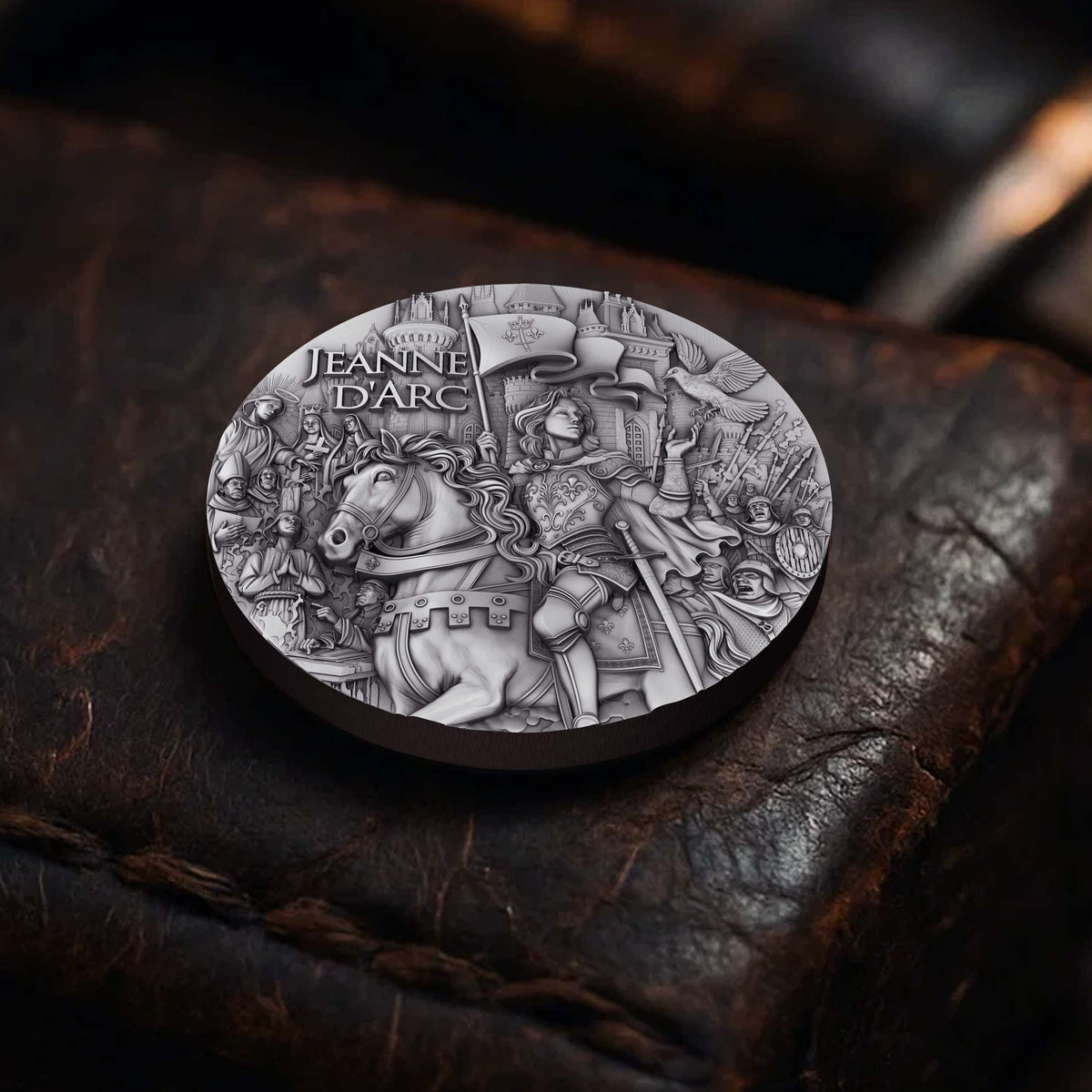 Jeanne d'Arc 2 oz Silver Coin 2025 – T&S Coin (image 5)