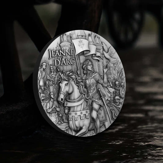 Jeanne d'Arc 2 oz Silver Coin 2025 – T&S Coin (image 6)