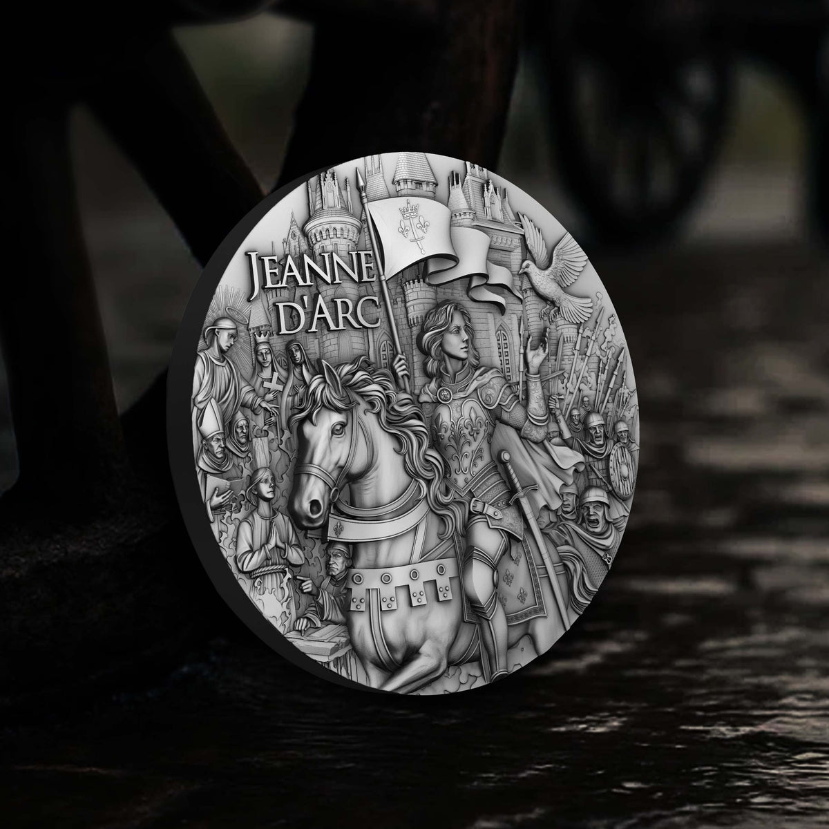 Jeanne d'Arc 2 oz Silver Coin 2025 – T&S Coin (image 6)