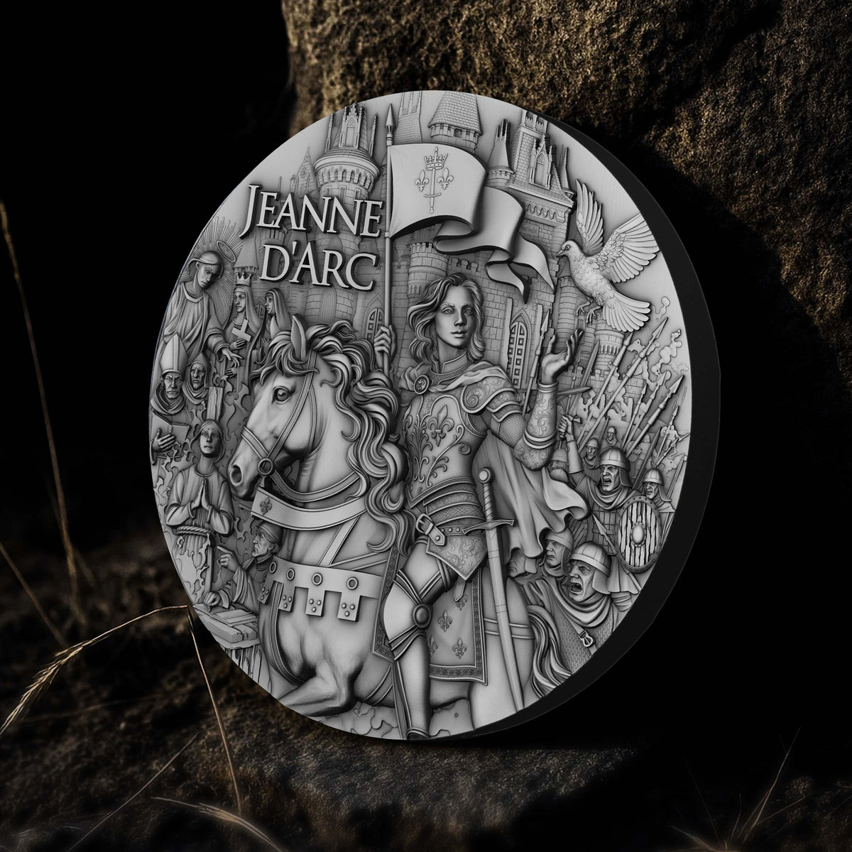 Jeanne d'Arc 2 oz Silver Coin 2025 – T&S Coin (image 7)