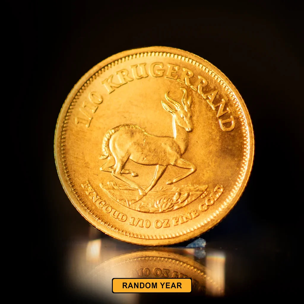 1/10 oz South African Gold Krugerrand | South African Gold Coin – SM 1/10 oz South African Gold Krugerrand | South African Gold Coin – SM