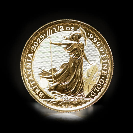 2025 1/2 oz Great Britain Gold Britannia BU