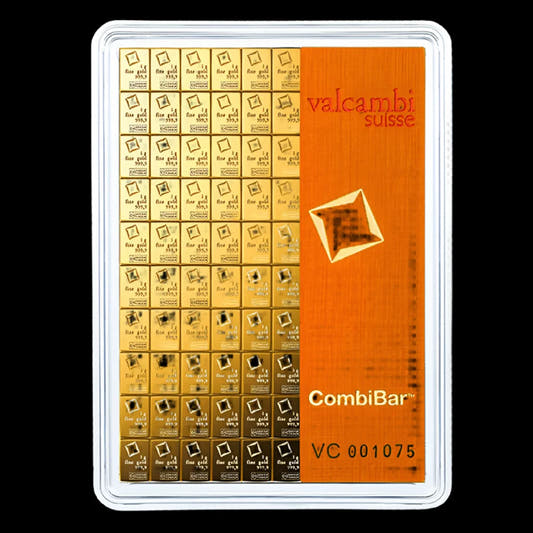 100 Gram Gold Bar Combibar Valcambi