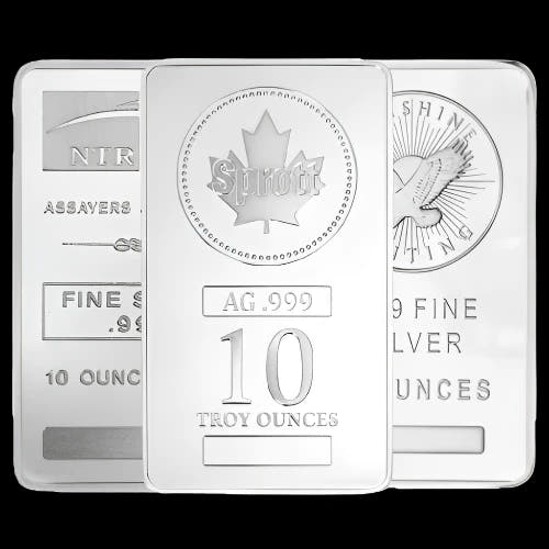 10 oz silver bars