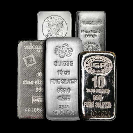 10 oz Silver Bars