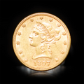 $10 U.S. Gold Liberty AU