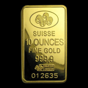 10 Ounces Gold Bar