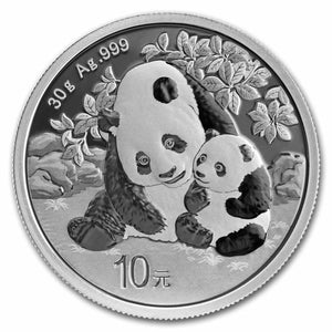 1 OZ CHINESE SILVER PANDA