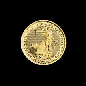 2025 1/10 OZ GREAT BRITAIN GOLD BRITANNIA