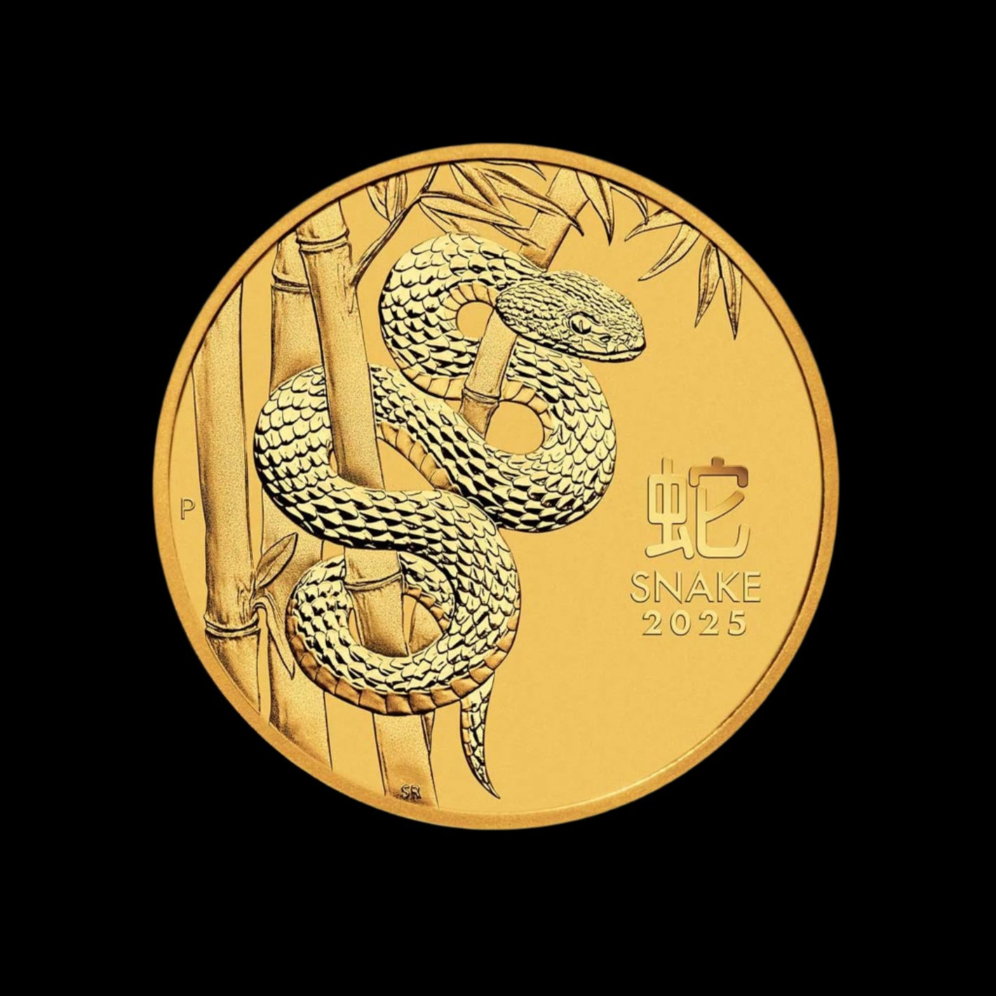 2025 1/2 oz Perth Mint Gold Snake (Lunar Series)