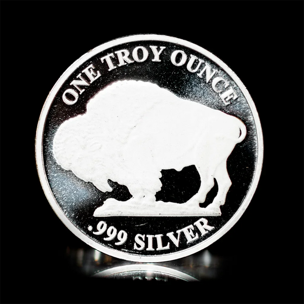 1 oz Silver Buffalo Round | Asahi Mint | Fine .999 Silver – SM