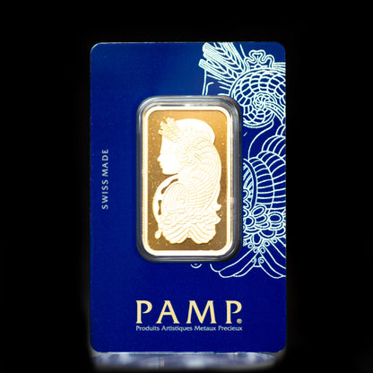 1 oz Gold PAMP Bar Fortuna